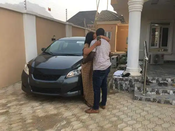 Man Moves His New Wife To Tears After Getting Her A Car As Wedding Gift.
